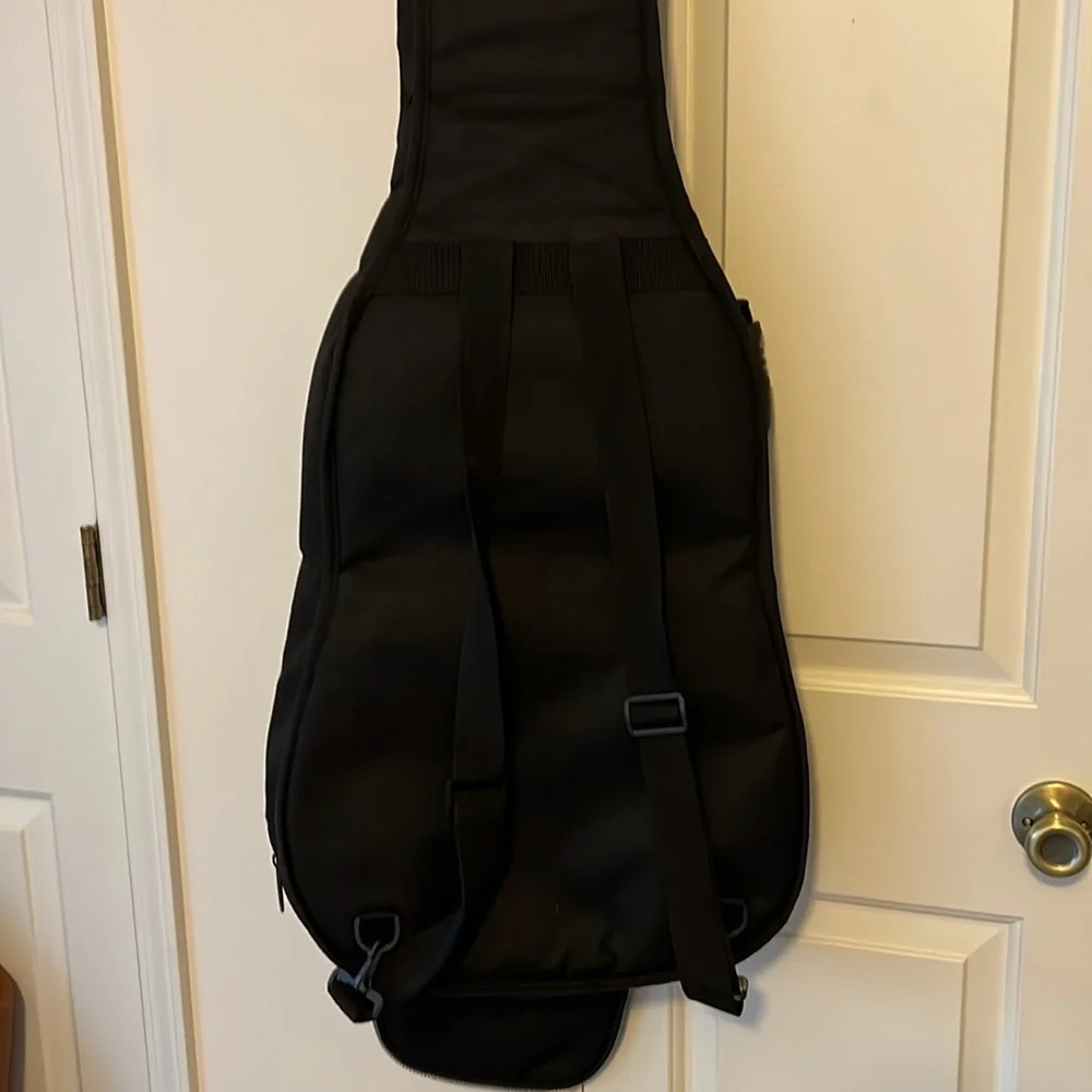 Road Runner Black Padded Guitar Bag – Protective Carry Case for 3/4 acoustic